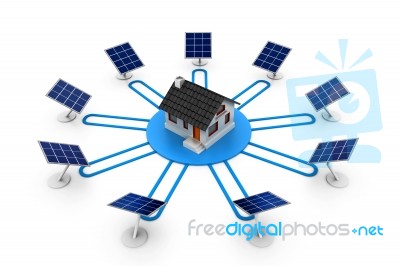 Solar Panel Stock Image