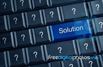 Solution Concept  Stock Photo