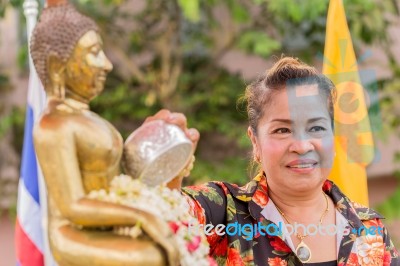 Songkran Festival Stock Photo