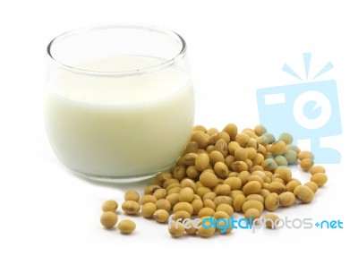 Soy Milk Stock Photo