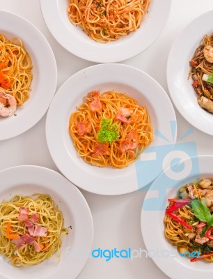 Spaghetti Pasta. Stock Photo