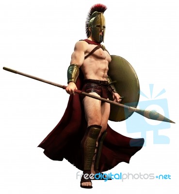 Spartan Warrior Stock Image