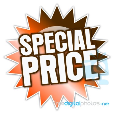 Special Price Stock Image