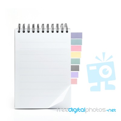 Spiral Note Book Stock Photo