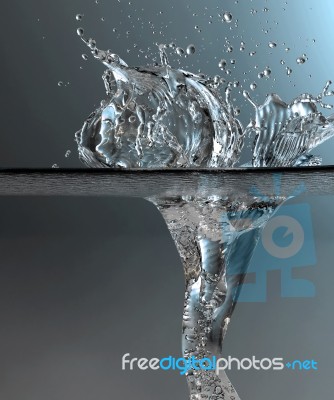 Splash Transparent Stock Image