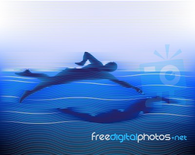 Sports Pool Background Stock Image