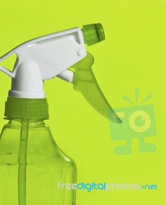 Spray Clean Bottle Stock Photo