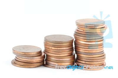 Stack Of Coins Stock Photo
