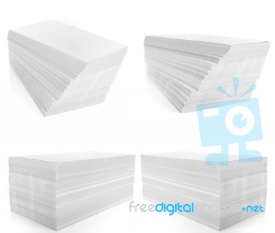 Stack Of Paper Stock Photo