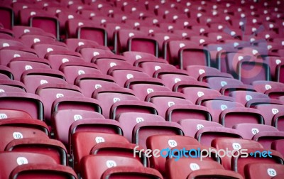 Stadium Seats Stock Photo