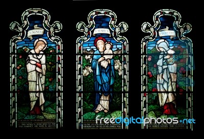 Stained Glass Window Stock Photo