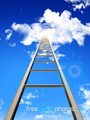 Stair To Sky Stock Image