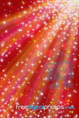 Stars On Red Background Stock Image