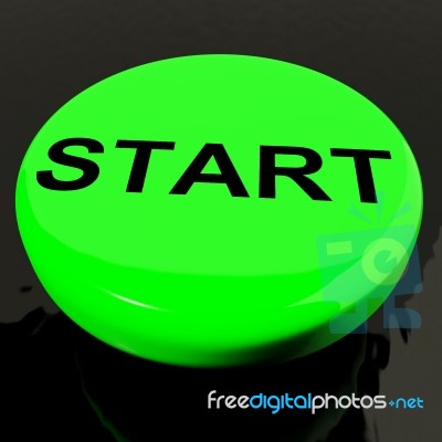 Start Button Stock Image