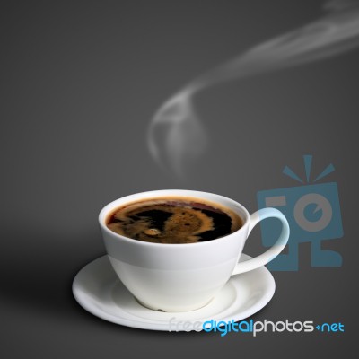 steaming Coffee Stock Photo