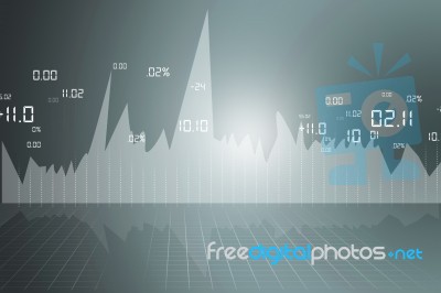 Stock Market Chart Stock Image