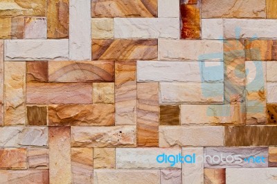 Stone Brick Wall Stock Photo