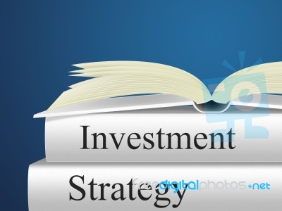Strategy Investment Represents Shares Growth And Investing Stock Image