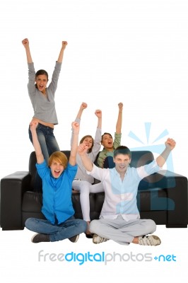 Successful Teenagers Stock Photo