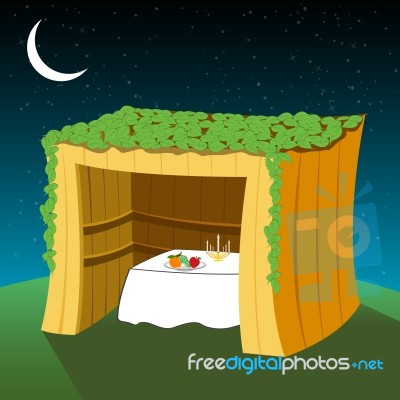 Sukkot Hut Stock Image Sukkot Hut Stock Image