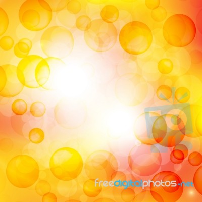 Summer Background With Sun And Lens Flare Stock Image