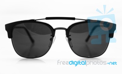 Sunglasses Isolated On White Background Stock Photo