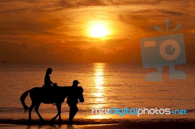 Sunset Scene Stock Photo