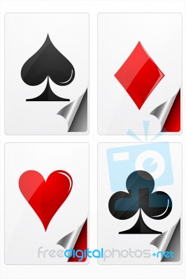 Symbol Of Playing Cards Stock Image