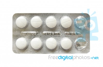 Tablets In Blister Pack Stock Photo