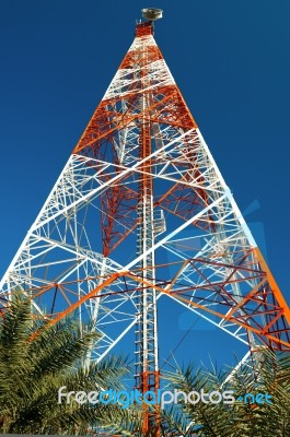 Telecommunication Tower Stock Photo