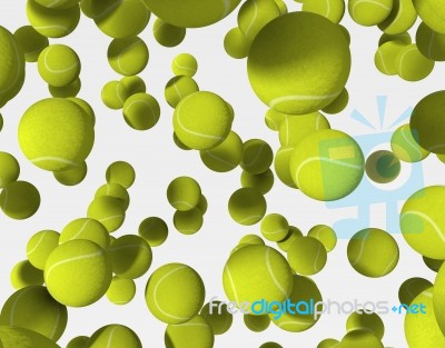 Tennis Balls Stock Image