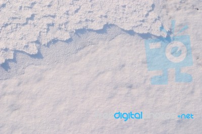 Texture Of The Snow. Pattern # 5 Stock Photo
