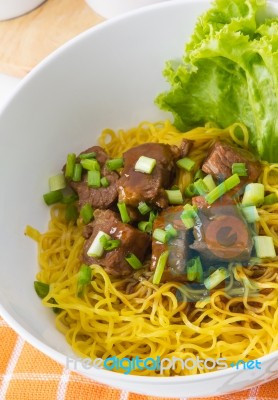 Thai Noodles Stock Photo