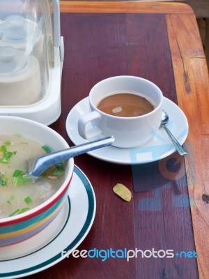 Thai Style Breakfast Stock Photo
