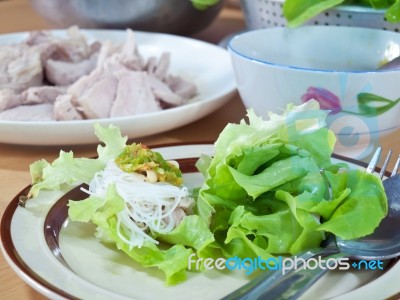Thai Style Salad Stock Photo