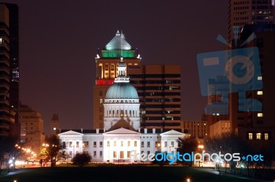 The Old Courthouse St Louis Stock Photo