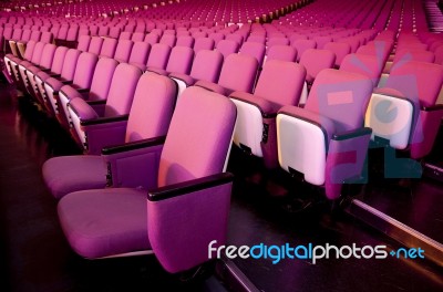 Theater Seats Stock Photo