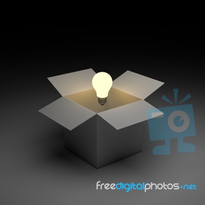 Think Out Of The Box Concept Stock Image