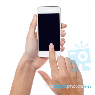 This Is My Brand New Cell Phone Stock Photo This Is My Brand New Cell Phone Stock Photo