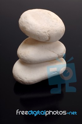 Three Stones Stock Photo