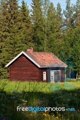 Timber Cabin 2 Stock Photo