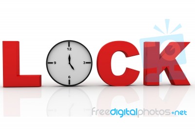 Time And Lock Stock Image