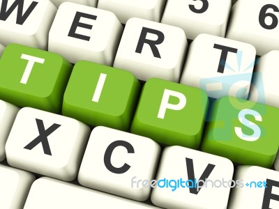 Tips Computer Keys Stock Image