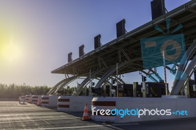 Toll Booth Stock Photo
