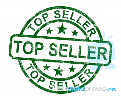 Top Seller Stamp Stock Image
