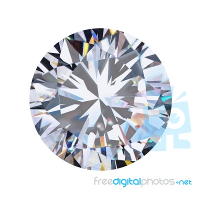 Top View Of Diamond Stock Image