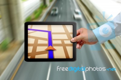 Touchpad Gps Stock Image