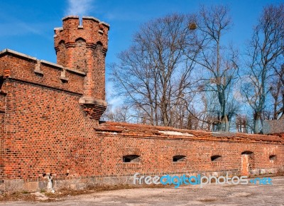 Tower Of The Old Fortress Stock Photo