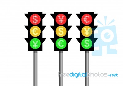 Traffic Money Stock Image