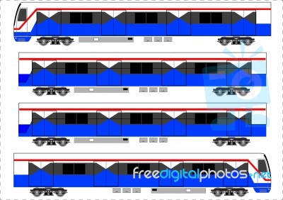 Train Graphic Stock Image